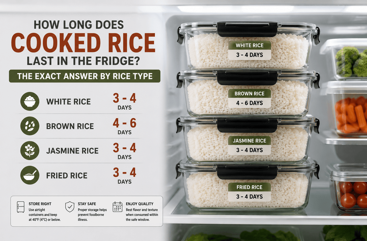 How Long Does Cooked Rice Last in the Fridge? The Exact Answer by Rice Type - Razab
