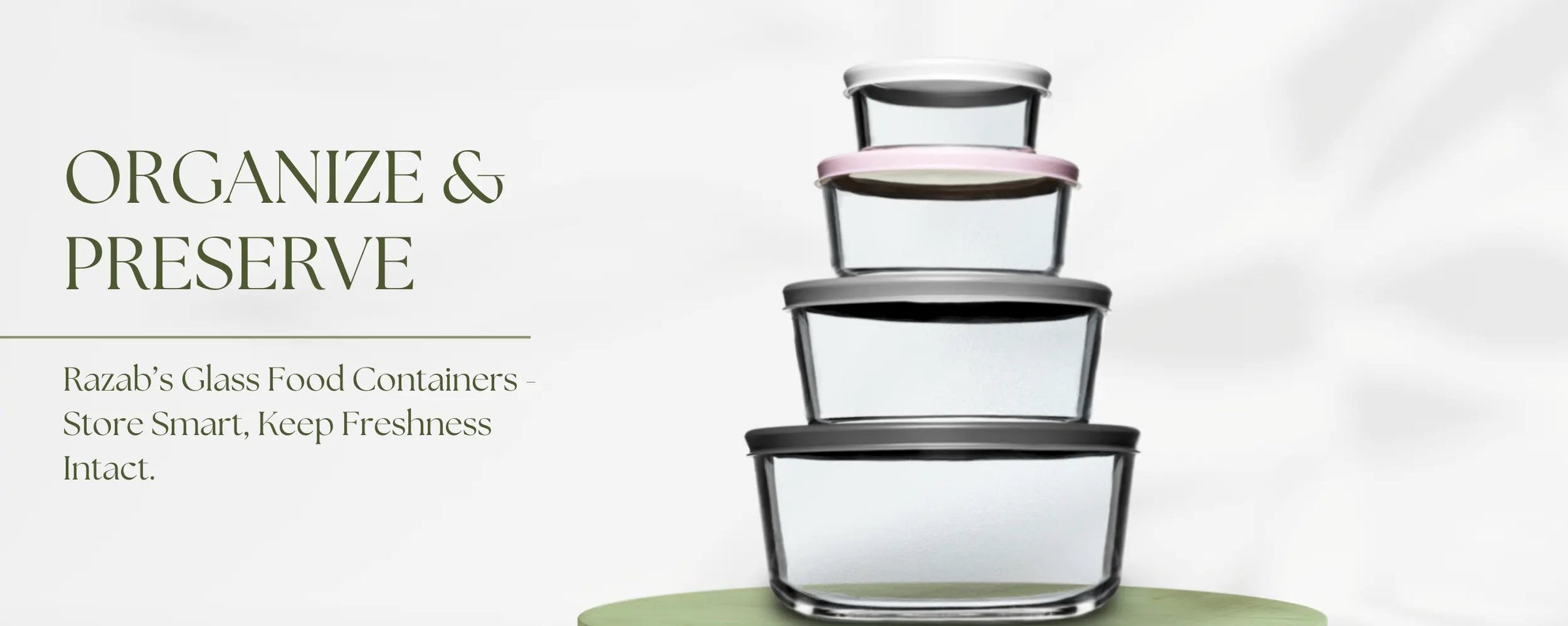 Large Glass Food Containers
