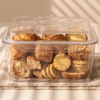 6500ML Extra Large Glass Container With Locking Lid and Handle - 6500ML_Clear