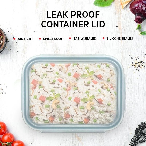 3300ML - Glass Conainer Set by Razab (Replacemnet lid) - Clear -