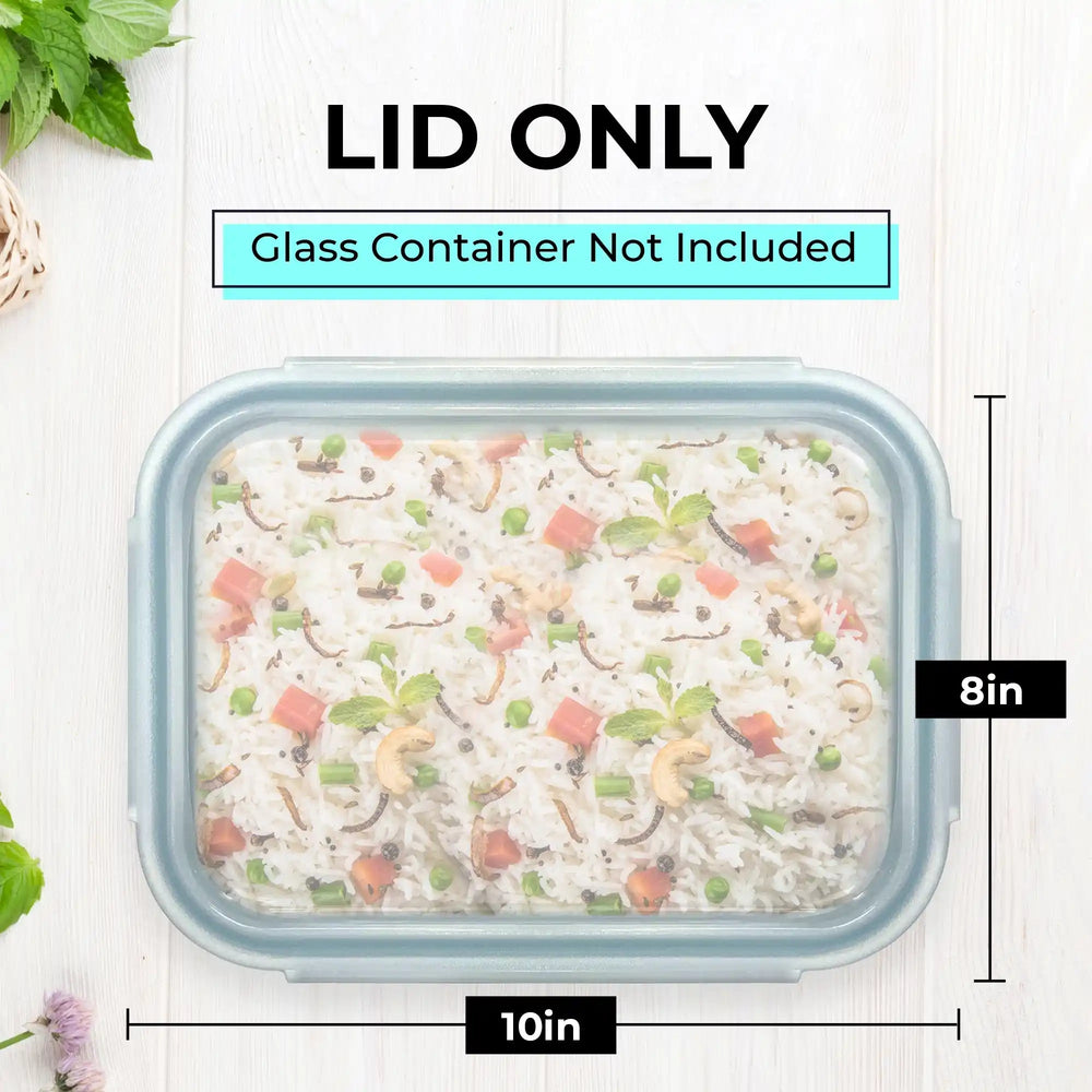 3300ML - Glass Conainer Set by Razab (Replacemnet lid) - Clear -