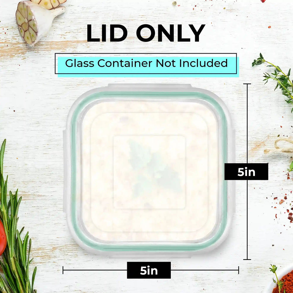 Razab 18 oz Replacemnt Lid for Razab 6 pc and 10 pc Glass Conainer Set -