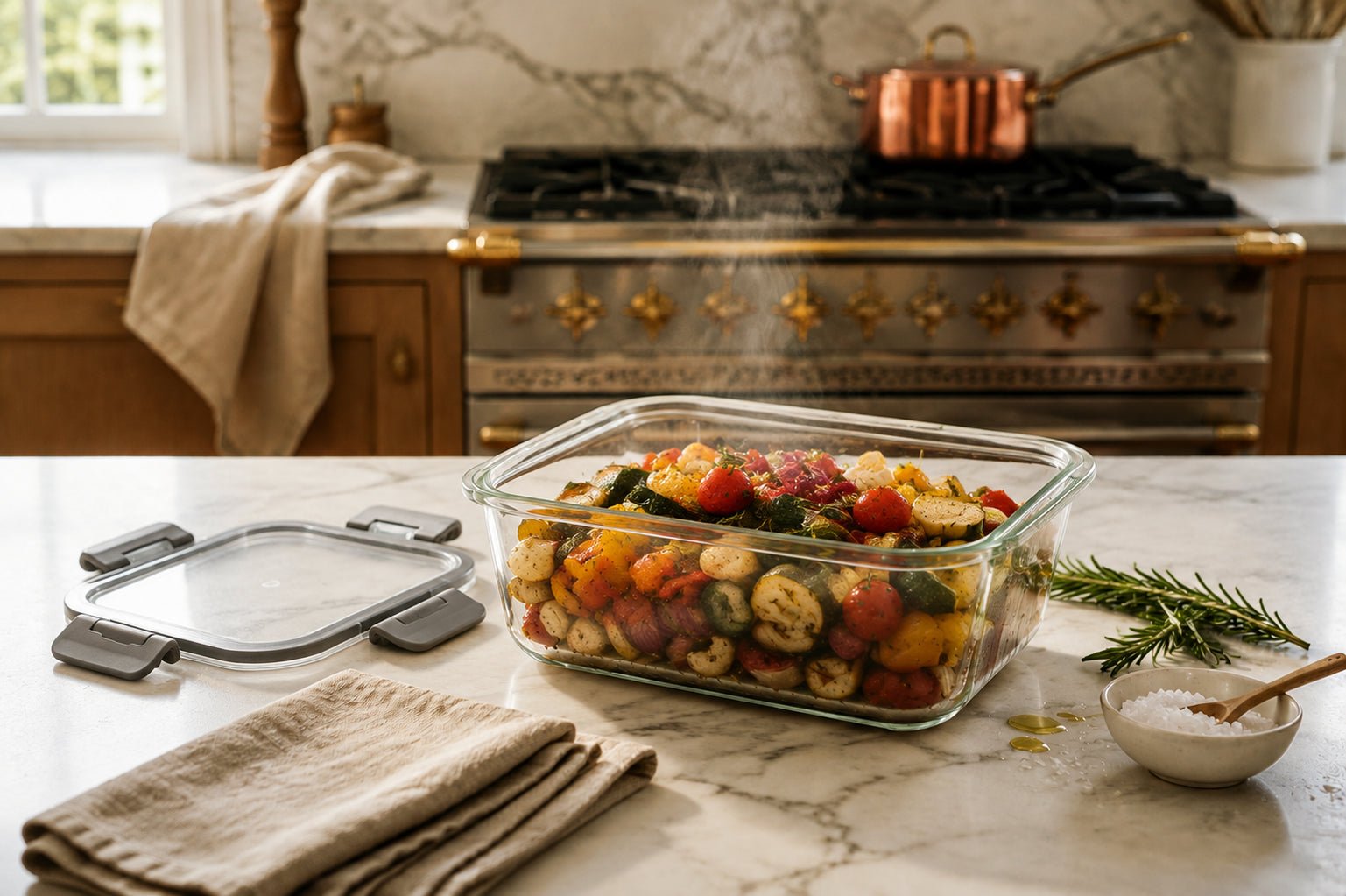Fresh Meal Prep Glass