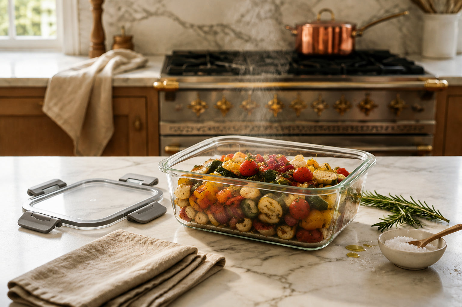 Fresh Meal Prep Glass