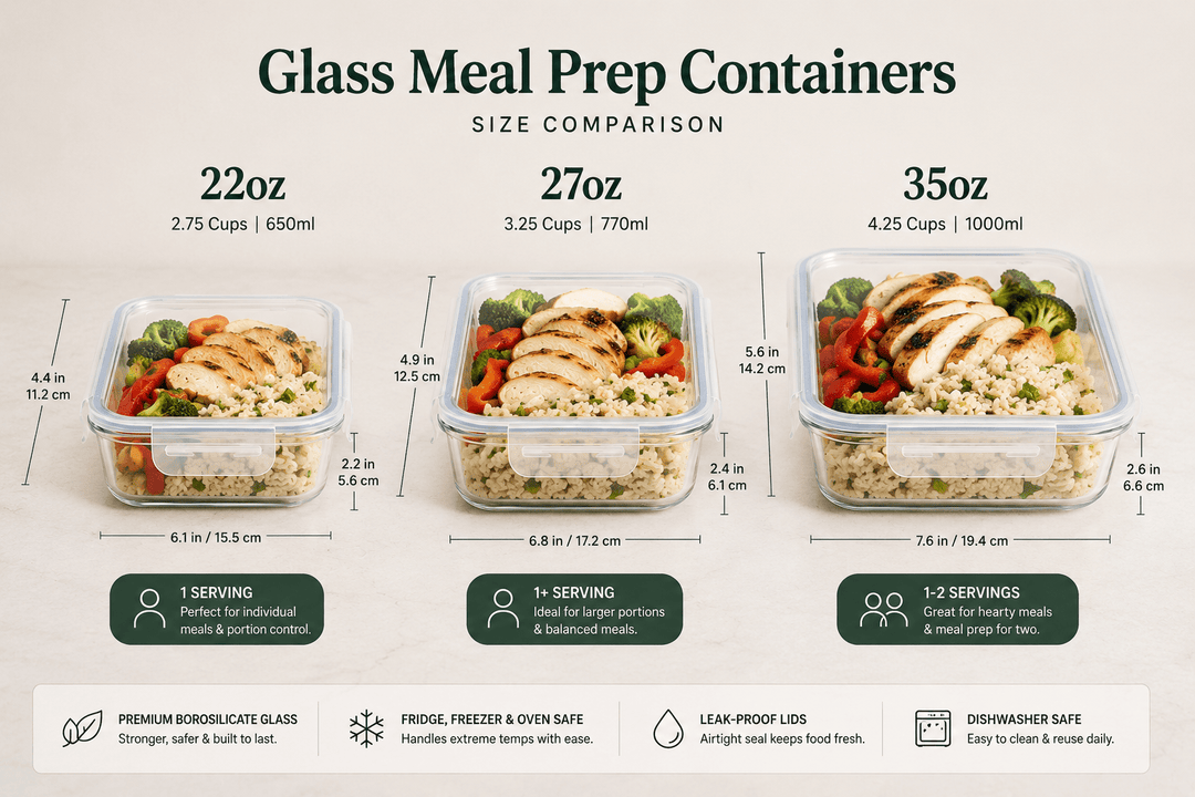 24oz Hot Cups for Meal Prep: Why a 22oz Glass Container Does It Better - Razab