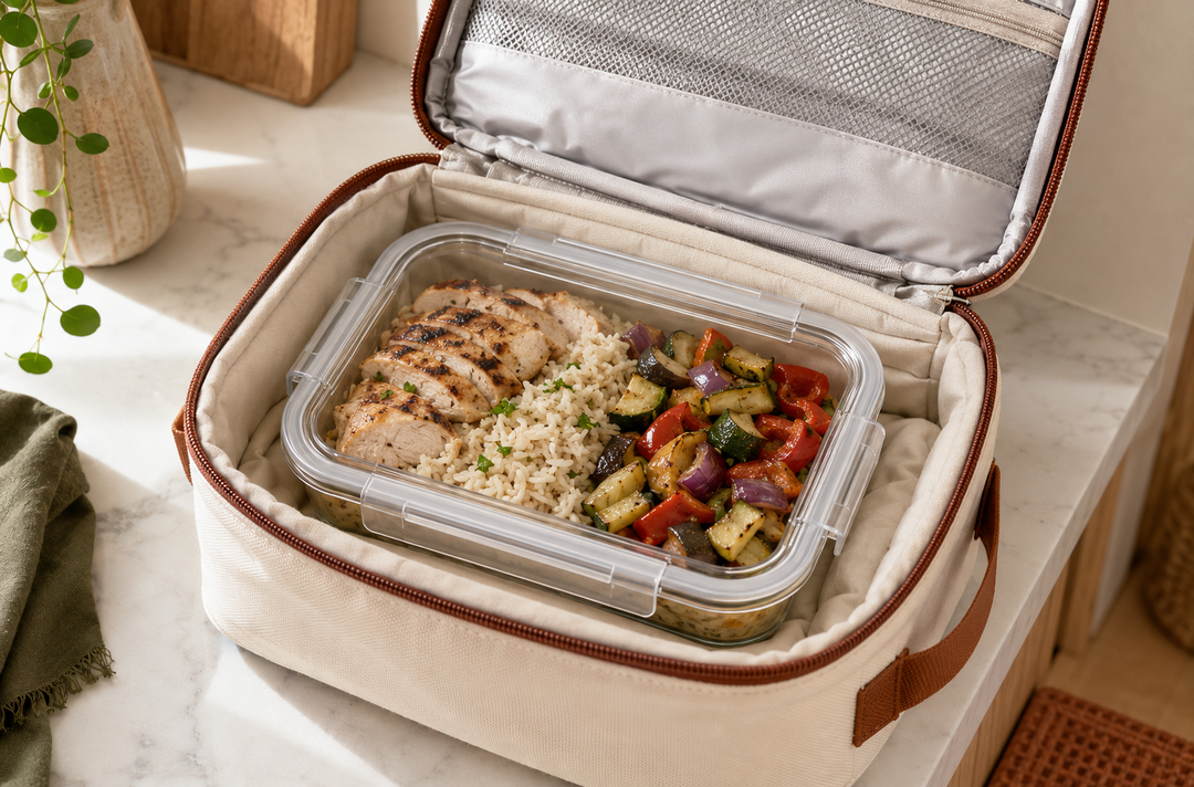How to Pack Glass Meal Prep Containers for Work or Commuting (Without Breakage)