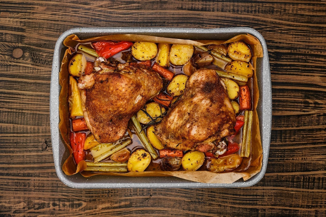 Baked Chicken Thighs Recipe — How Long to Cook + Sheet Pan Dinner Ideas - Razab