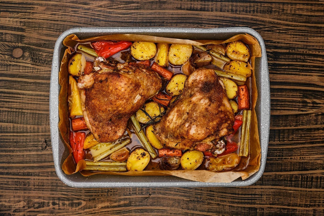 Baked Chicken Thighs Recipe — How Long to Cook + Sheet Pan Dinner Ideas - Razab