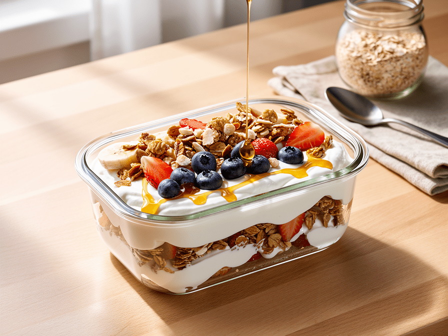 Breakfast Meal Prep for the Week: 7 High Protein Ideas in Glass Containers - Razab