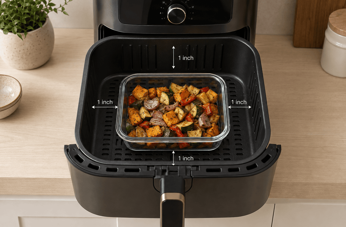 Can You Put Glass Food Storage Containers in an Air Fryer? - Razab