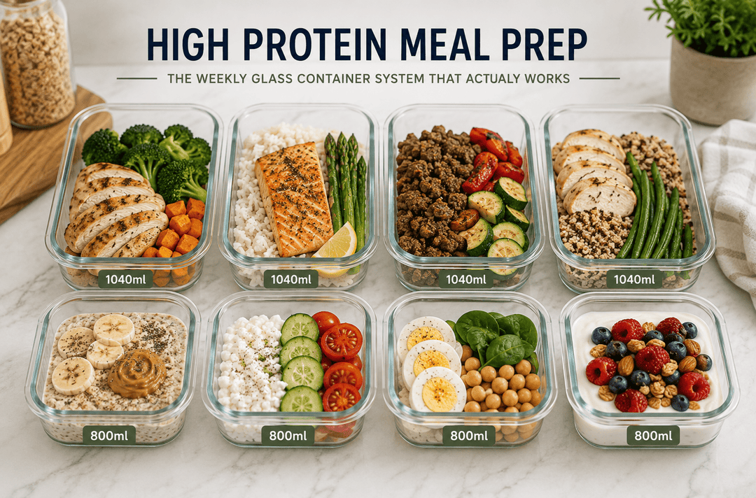 High Protein Meal Prep: The Weekly Glass Container System That Actually Works - Razab