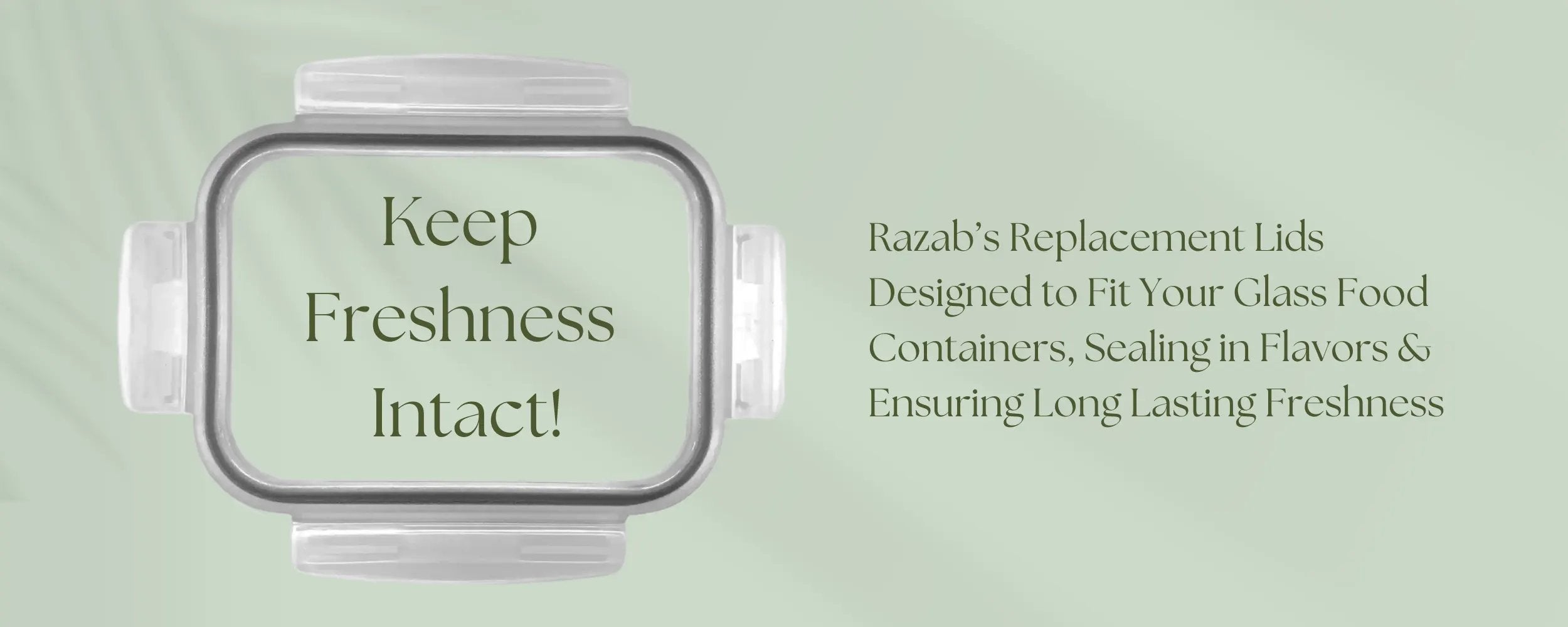 Replacement Lids - Removable Silicone Seal For Easy Cleaning – Razab