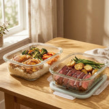 2260 Glass Set - Set of 2 Pc - 2_Rect_Glass