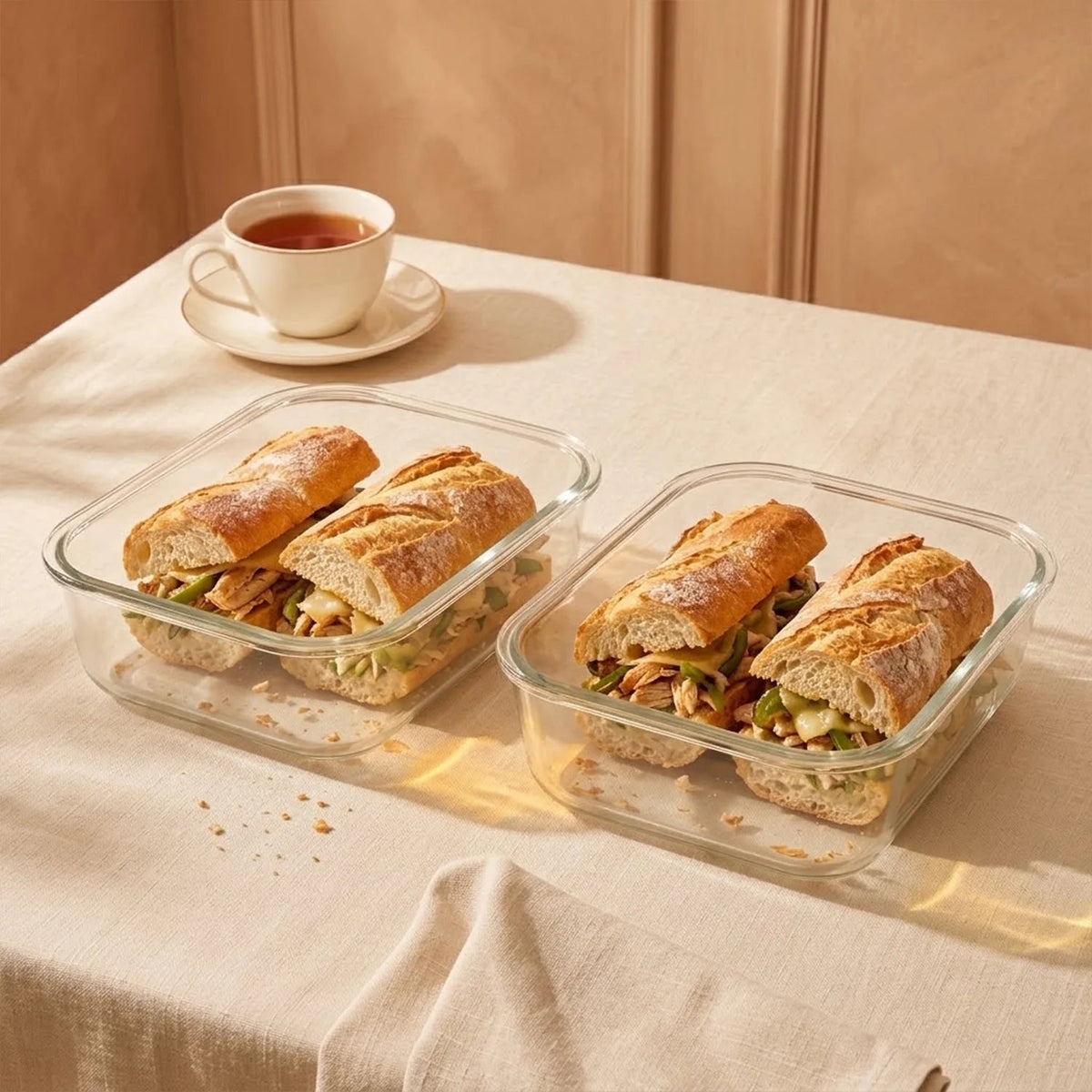 2260 Glass Set - Set of 2 Pc - 2_Rect_Glass