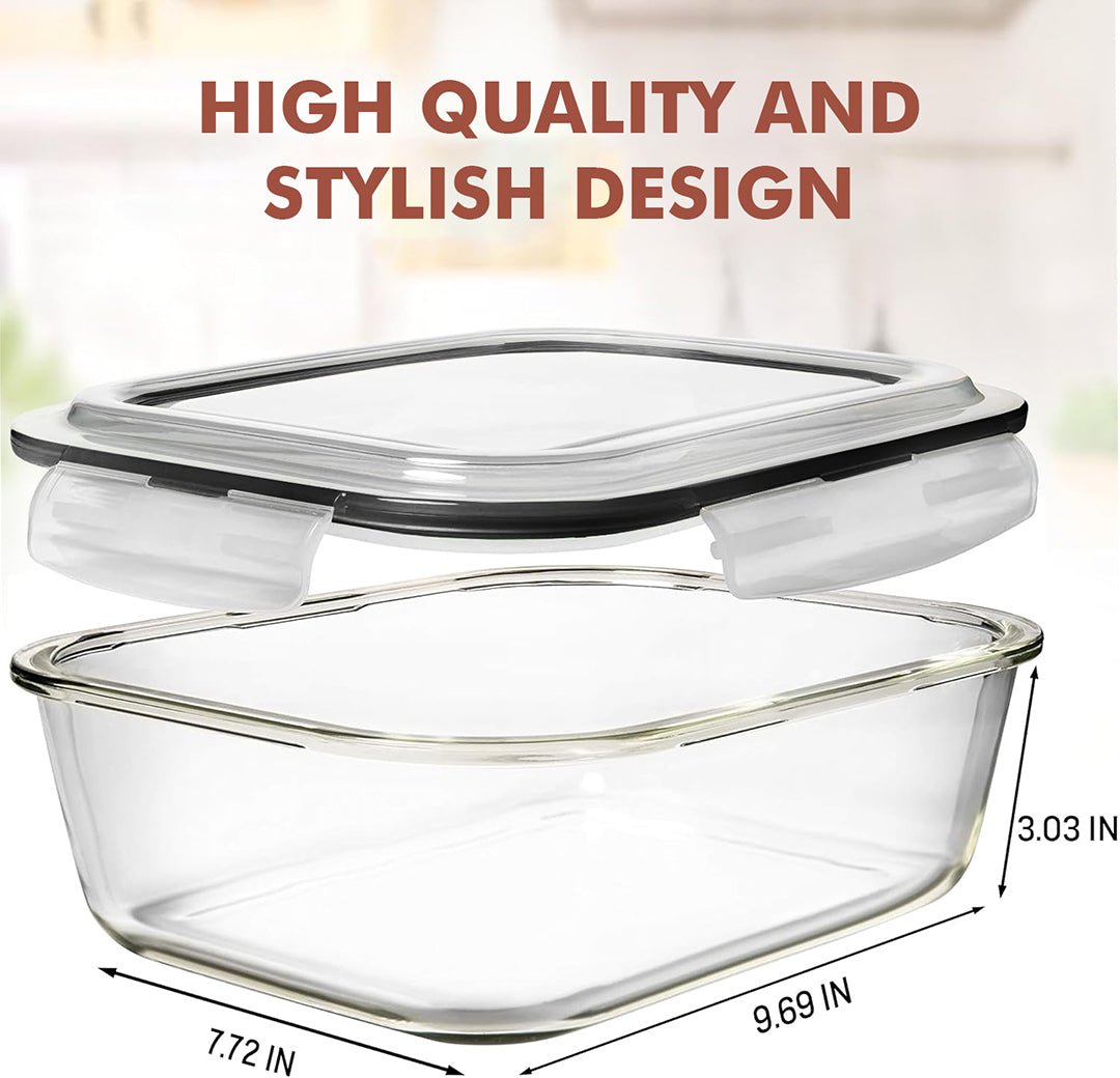 2260 Glass Set - Set of 2 Pc - 2_Rect_Glass_Black
