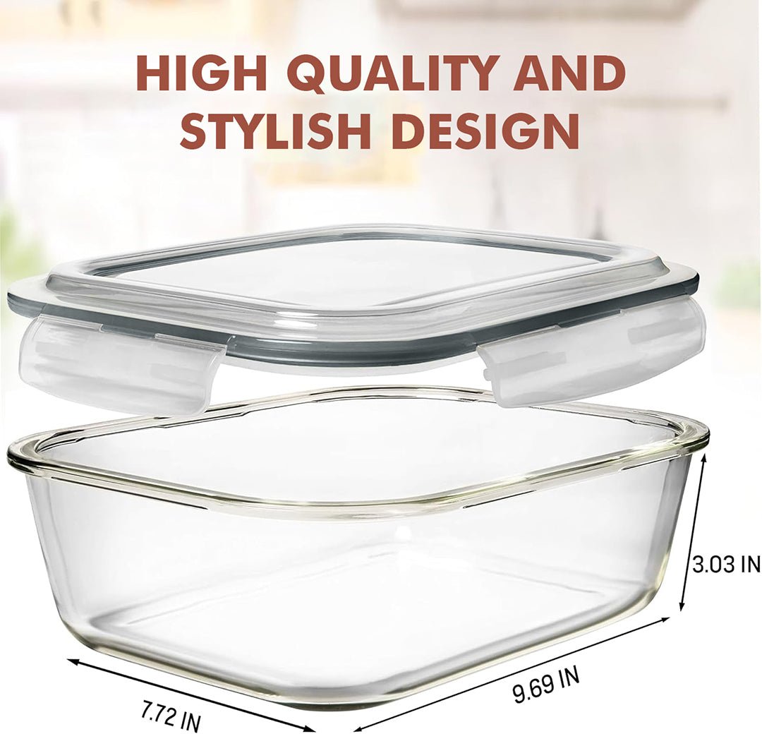 2260 Glass Set - Set of 2 Pc - 2_Rect_Glass_Gray