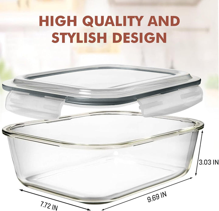 2260 Glass Set - Set of 2 Pc - 2_Rect_Glass_Gray
