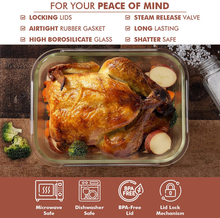 2260 Glass Set - Set of 2 Pc - 2_Rect_Glass_White