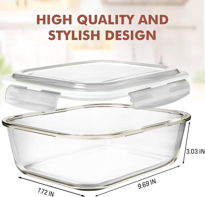 2260 Glass Set - Set of 2 Pc - 2_Rect_Glass_White