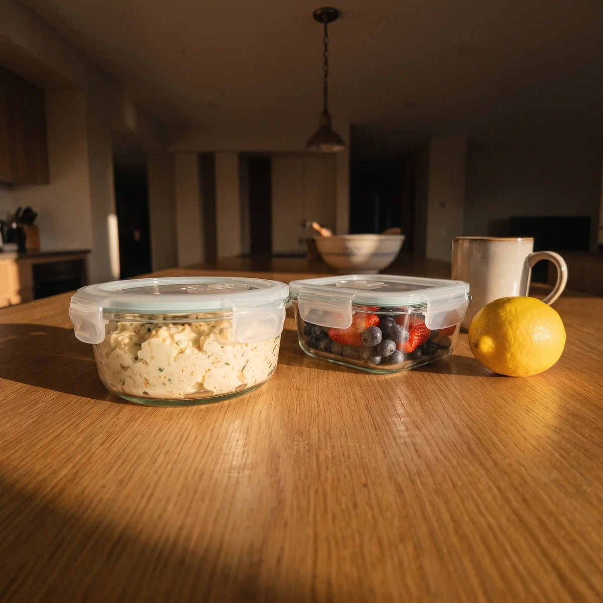 24 PC Glass Set - 5 Different Sizes - 24_GFood_Set