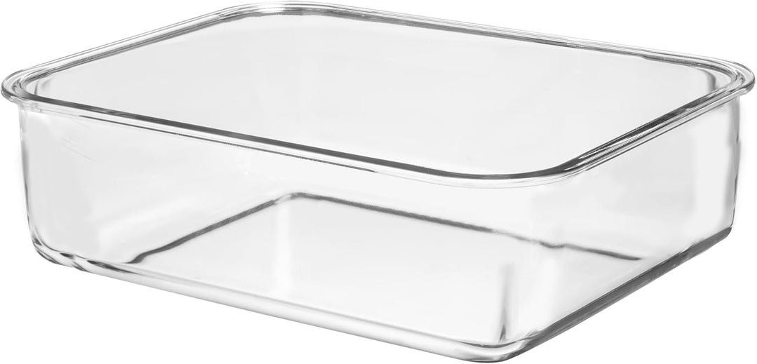 4800 ML LARGE Glass Food Storage Container with Airtight Locking Lid - 4800_glass