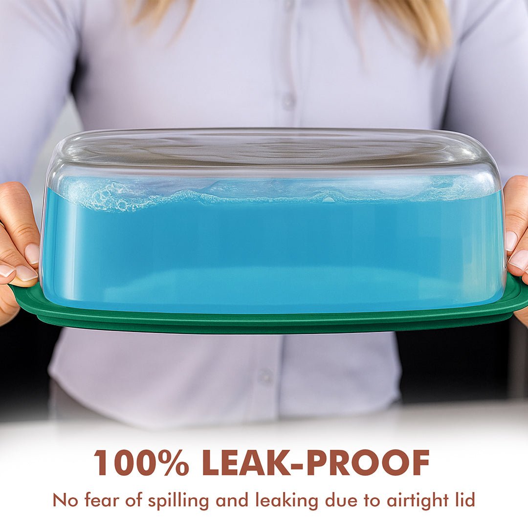 Loaf Pan Container (Set of 1) - 1set_LoafPan_Green