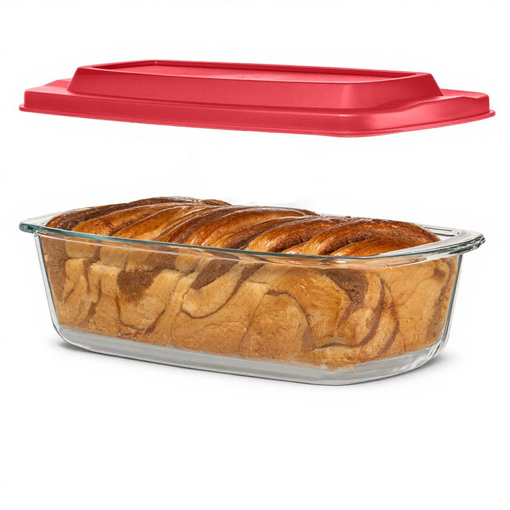 Loaf Pan Container (Set of 1) - 1set_LoafPan_Red