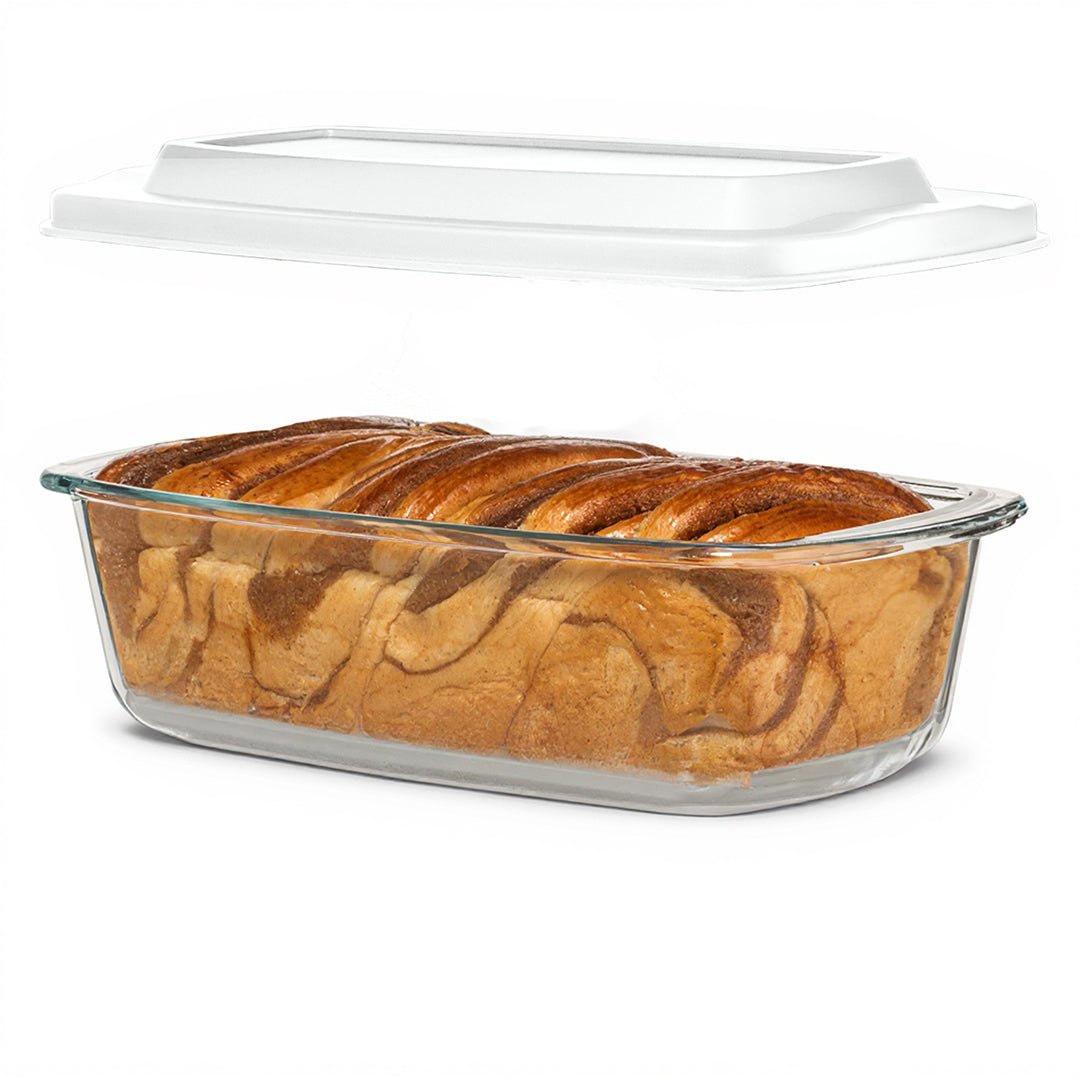 Loaf Pan Container (Set of 1) - 1set_LoafPan_White