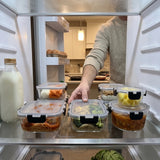 Razab 30 PC Glass Meal Prep Containers - 30_Glass_Black