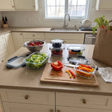 Razab 30 PC Glass Meal Prep Containers - 30_Glass_Black
