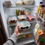 Razab 30 PC Glass Meal Prep Containers - 30_Glass_Black