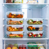 Set of 16 Pc Glass Food Storage Container - 16_SSGFood_Set