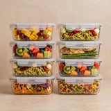 Set of 16 Pc Glass Food Storage Container - 16_SSGFood_Set