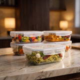 Set of 16 Pc Glass Food Storage Container - 16_SSGFood_Set