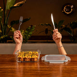 Set of 16 Pc Glass Food Storage Container - 16_SSGFood_Set