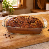 Set Of 2 Glass Loaf Pan Containers - 2setGreyLoafPan_NewLid