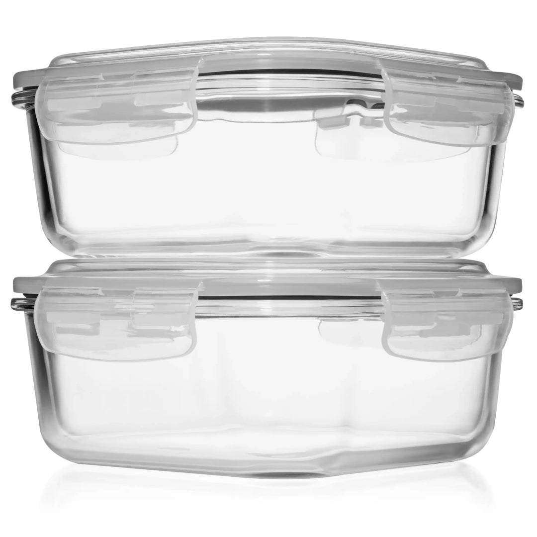 1200ML Glass Set - 2 Pc Food Storage Container – Razab