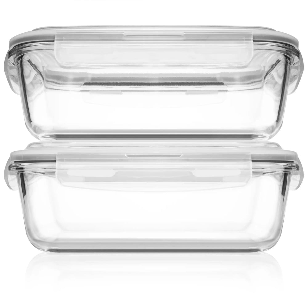 1520ML Glass Set - Set of 2 Pc Glass Food Storage Container - 2_1520ml