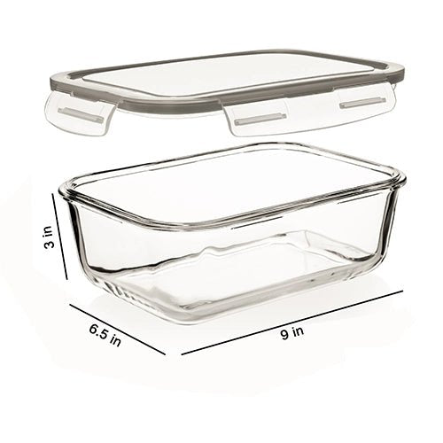 1860ML - Glass Conainer Set by Razab (Replacemnet lid) -