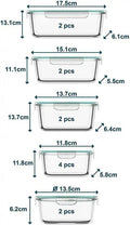24 PC Glass Food Container Set - Assorted Sizes for you – Razab