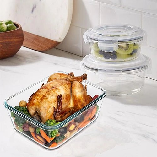 Piece Glass Libbey Glass Baking Dish Libbey Baker's Basics Glass Casserole  Combo Set Of (Clear