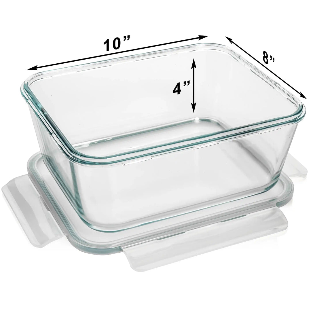 24 PC Glass Food Container Set - Assorted Sizes for you – Razab