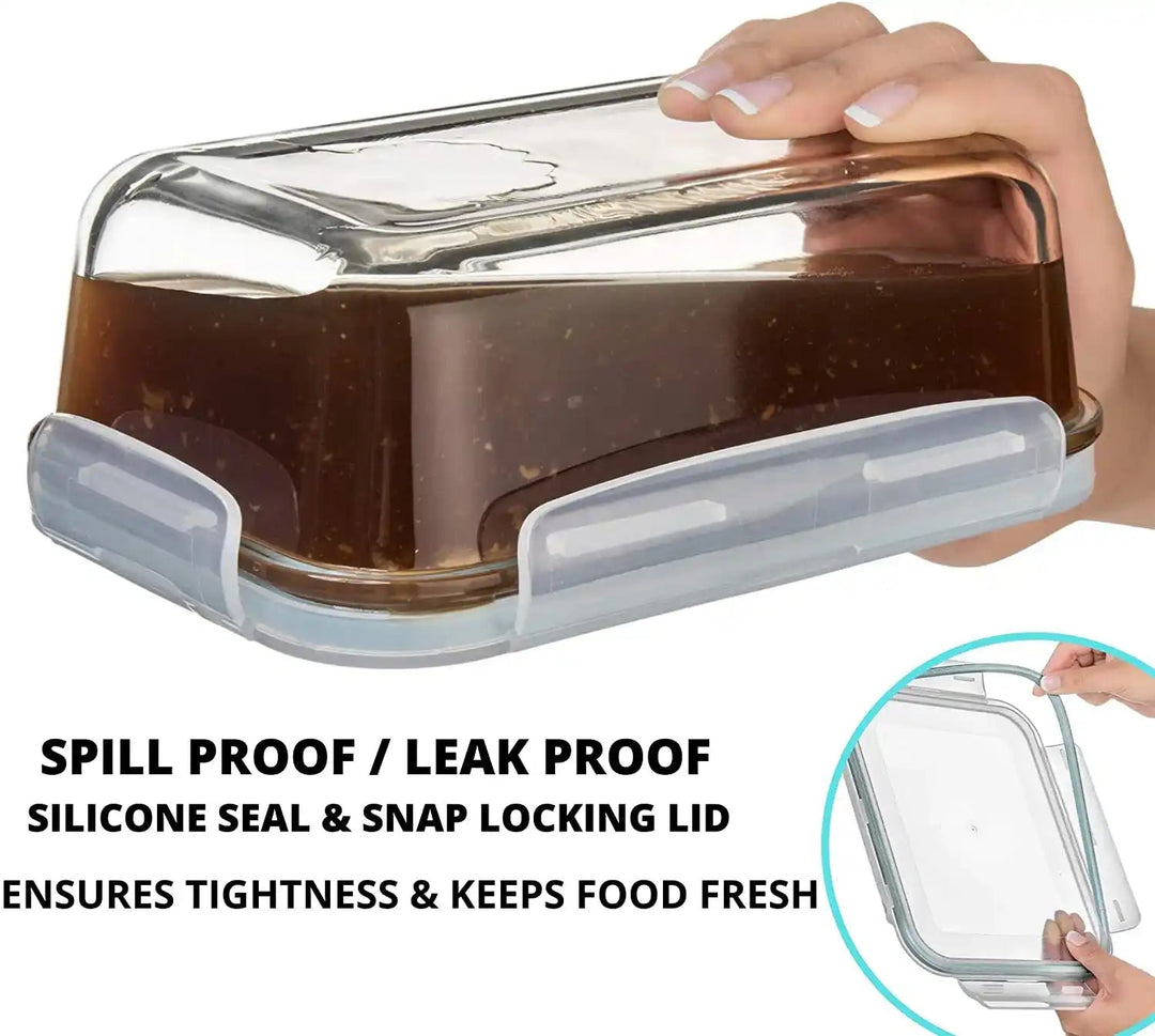 1520ML Glass Set - Set of 2 Pc Glass Food Storage Container – Razab