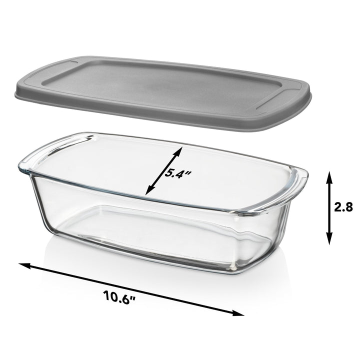 Glass Loaf Pan with Lid - Order Now and Get up to 50% Off – Razab