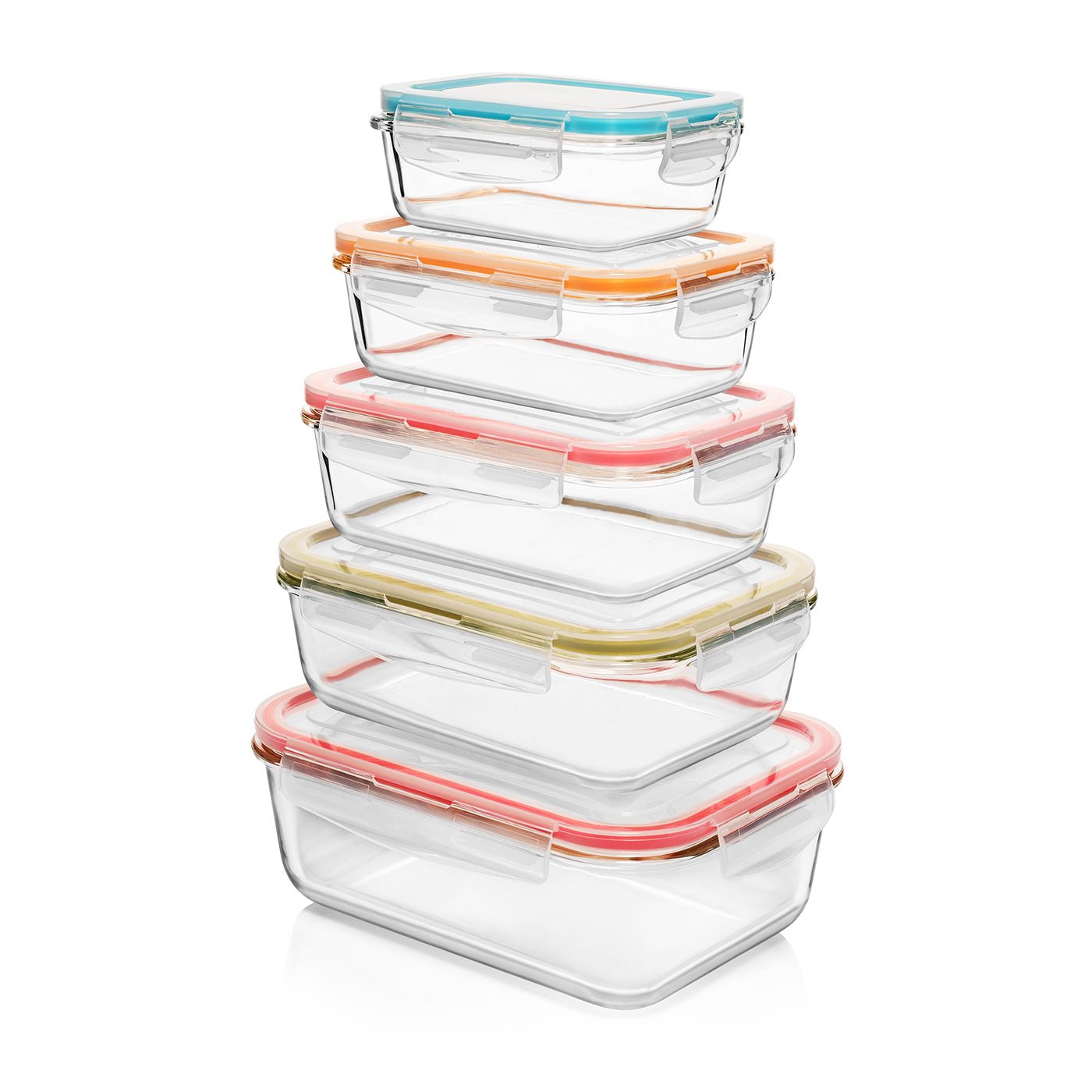 Glass Food Storage Container- Set of 10 By Razab